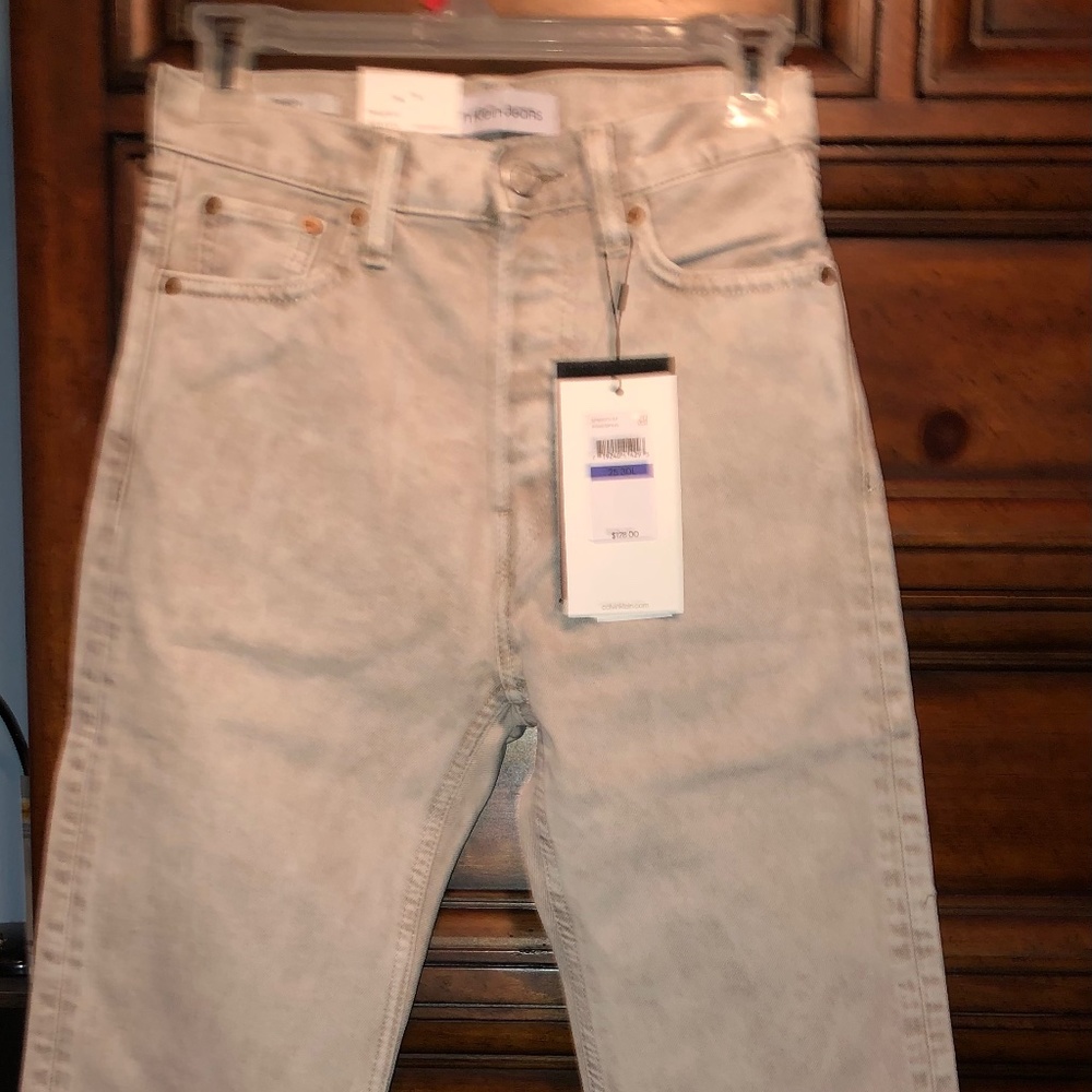 NWT Calvin Klein light wash jeans